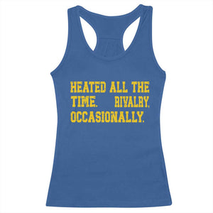 Heated All The Time Rivalry Occasionally Racerback Tank Top Viral Hockey Romance for Passionate Fans TS02 Royal Blue Print Your Wear