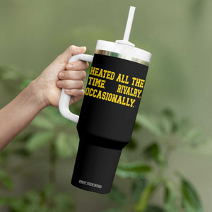 Heated All The Time Rivalry Occasionally Tumbler With Handle Viral Hockey Romance for Passionate Fans TS02 Print Your Wear