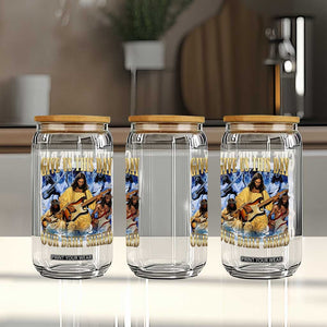 Give Us This Day Our Daily Shred Funny Christian Jesus Rock Glass Can Faith Humor Music Lover Inspired Gift TS02 Print Your Wear