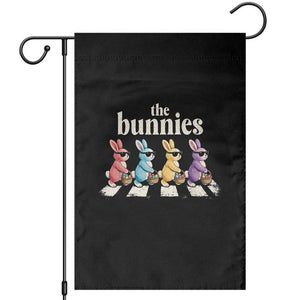 The Bunnies Parody Crossing Rabbits Graphic Garden Flag Funny Easter Pop Culture Style Cute Bunny Gift TS02 Black Print Your Wear