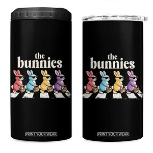 The Bunnies Parody Crossing Rabbits Graphic 4 in 1 Can Cooler Tumbler Funny Easter Pop Culture Style Cute Bunny Gift TS02 One Size: 16 oz Black Print Your Wear