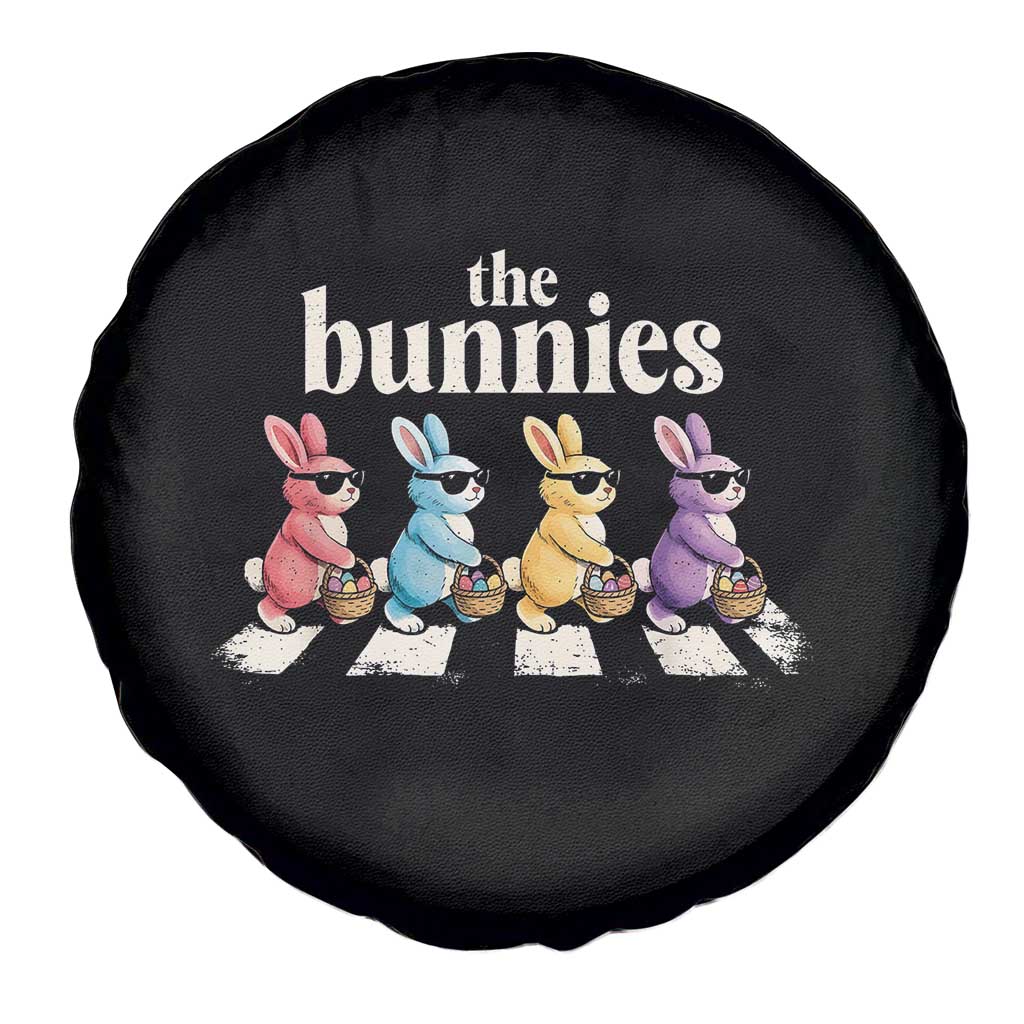 The Bunnies Parody Crossing Rabbits Graphic Spare Tire Cover Funny Easter Pop Culture Style Cute Bunny Gift TS02 Print Your Wear