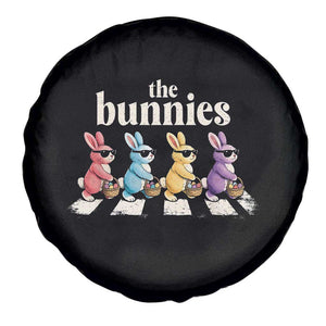 The Bunnies Parody Crossing Rabbits Graphic Spare Tire Cover Funny Easter Pop Culture Style Cute Bunny Gift TS02 Print Your Wear
