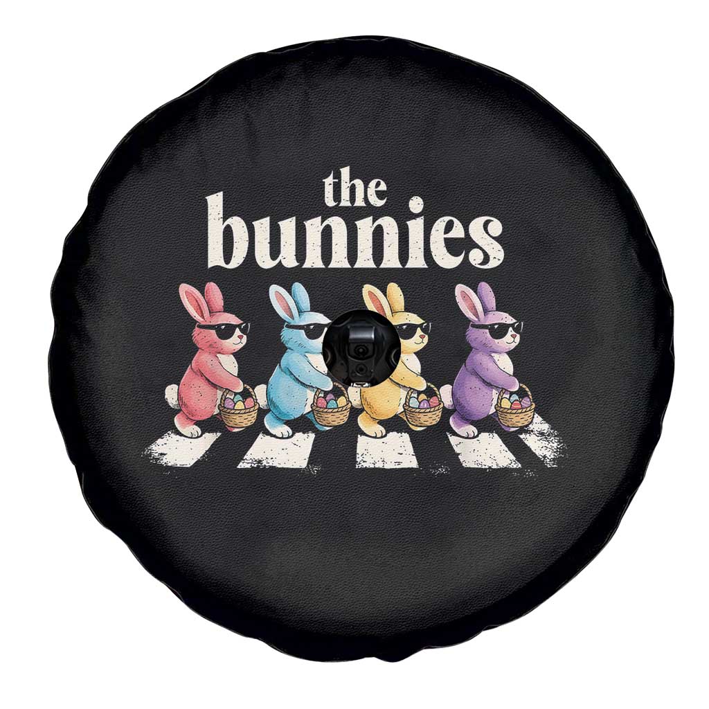 The Bunnies Parody Crossing Rabbits Graphic Spare Tire Cover Funny Easter Pop Culture Style Cute Bunny Gift TS02 Print Your Wear