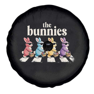 The Bunnies Parody Crossing Rabbits Graphic Spare Tire Cover Funny Easter Pop Culture Style Cute Bunny Gift TS02 Print Your Wear