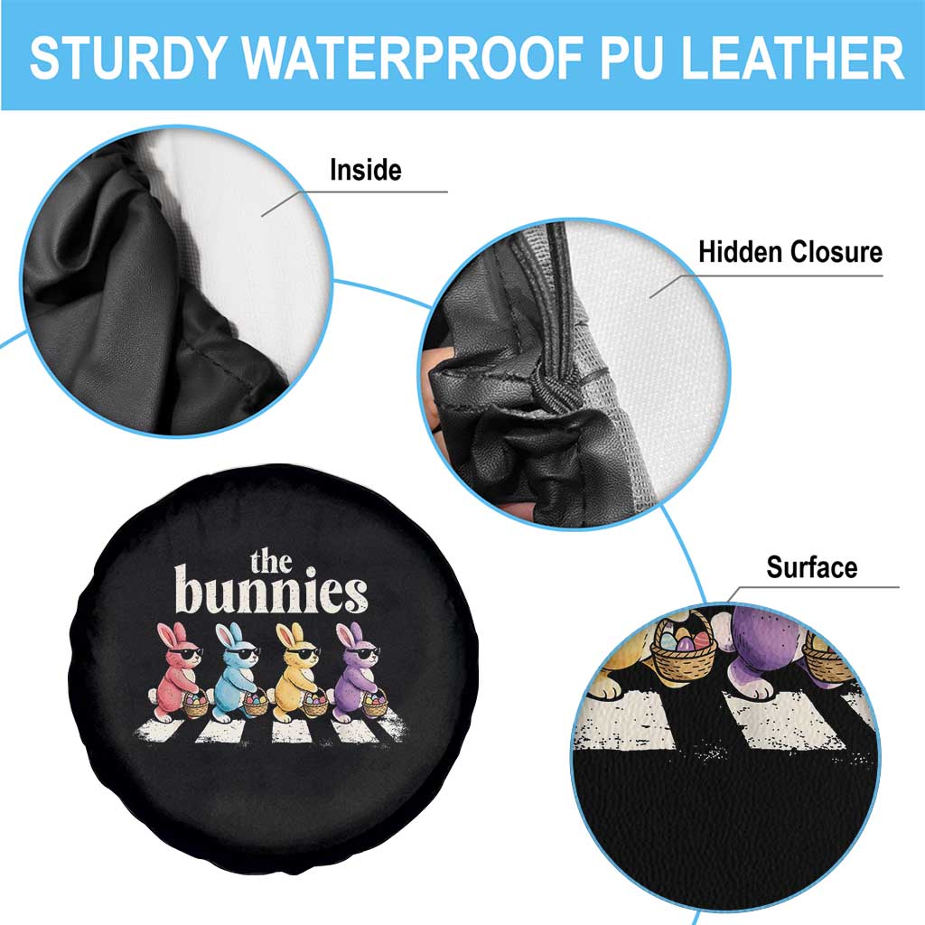 The Bunnies Parody Crossing Rabbits Graphic Spare Tire Cover Funny Easter Pop Culture Style Cute Bunny Gift TS02 Print Your Wear