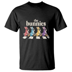 The Bunnies Parody Crossing Rabbits Graphic T Shirt Funny Easter Pop Culture Style Cute Bunny Gift TS02 Black Print Your Wear