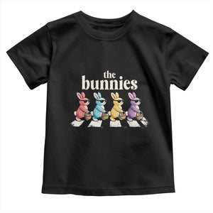 The Bunnies Parody Crossing Rabbits Graphic Toddler T Shirt Funny Easter Pop Culture Style Cute Bunny Gift TS02 Black Print Your Wear