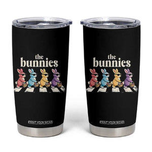 The Bunnies Parody Crossing Rabbits Graphic Tumbler Cup Funny Easter Pop Culture Style Cute Bunny Gift TS02 Black Print Your Wear