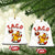 Funny TACO Running Chicken Ceramic Ornament Trump Always Chickens Out Hilarious Political TS02 Print Your Wear