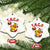 Funny TACO Running Chicken Ceramic Ornament Trump Always Chickens Out Hilarious Political TS02 Print Your Wear