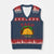 Funny TACO Trump Always Chickens Out V-Neck Knit Sweater Vest Funny Political Satire Tacos Lover TS02 Navy Red Print Your Wear