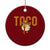 TACO Chicken in Sombrero Ceramic Ornament Funny Mexican Food TS02 1pc Red Print Your Wear
