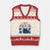 Patriotic Feminist Empowerment V-Neck Knit Sweater Vest Girl Will Be Girls Womens Rights 4th of July TS02 Beige Red Print Your Wear