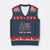 We The People Want No Kings V-Neck Knit Sweater Vest Retro June 14th Vintage 1776 Flag Patriotic TS02 Navy Red Print Your Wear