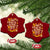 No Faux King Way 8647 Ceramic Ornament Subtle Resist 70s Retro Floral TS02 Print Your Wear
