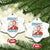 Funny 4th of July Satire Ceramic Ornament Democracy Is Dying But Hey Nice Fireworks Abe Lincoln TS02 Print Your Wear