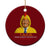 Funny Trump TACO Sarcasm Ceramic Ornament Trump Always Chickens Out Joke TS02 1pc Red Print Your Wear