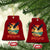 Gulf of USA 2025 Bald Eagle Ceramic Ornament Vintage Patriotic Beach Sunset 4th Of July TS02 Print Your Wear