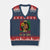 Juneteenth 1865 Black Freedom Celebration V-Neck Knit Sweater Vest Afrocentric Pride Melanin Girl TS02 Navy Red Print Your Wear