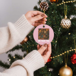 Black Women Empowerment Ceramic Ornament We Told Y'all 92% Vote TS02 1pc Light Pink Print Your Wear