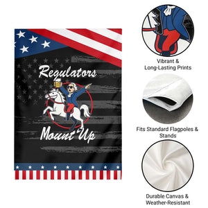 Funny Founding Father Patriotic Drinking Garden Flag Regulators Mount Up 4th of July TS02 Print Your Wear