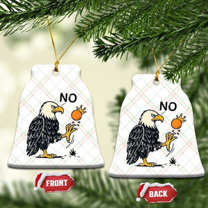 Bald Eagle No Kings In America Ceramic Ornament No Orange We The People Patriotic Political Statement TS02 Print Your Wear