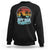 Summer Dad Bod Sweatshirt Funny Hot Dad Summer Retro Sunset TS02 Black Print Your Wear