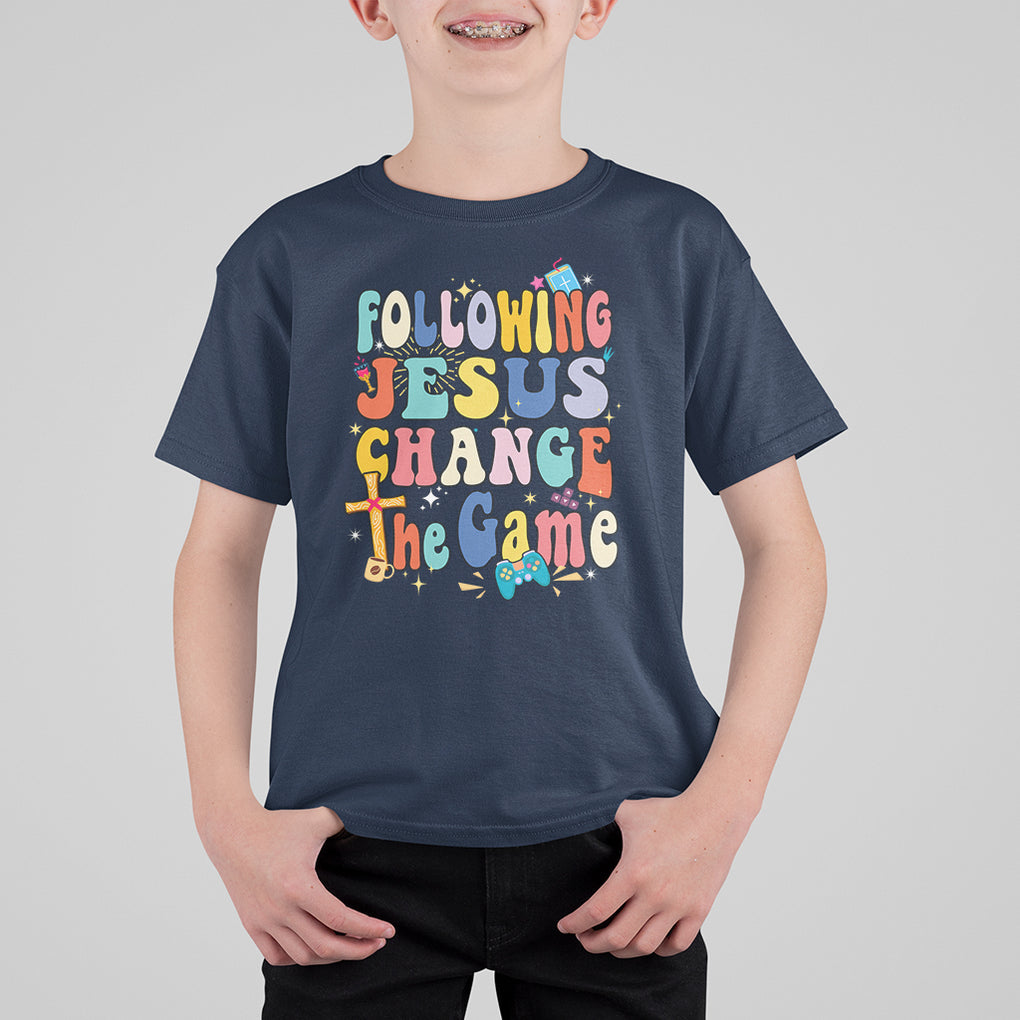 VBS Stellar T Shirt For Kid Following Jesus Changes The Game Vacation Bible School VBS TS02 Printyourwear