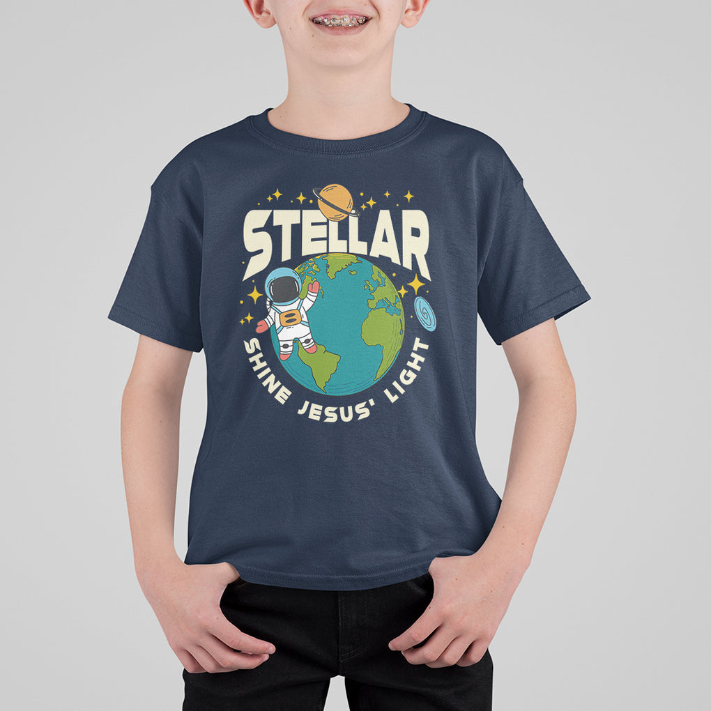 VBS Stellar T Shirt For Kid Shine Jesus Light VBS Vacation Bible School Space Christian TS02 Printyourwear