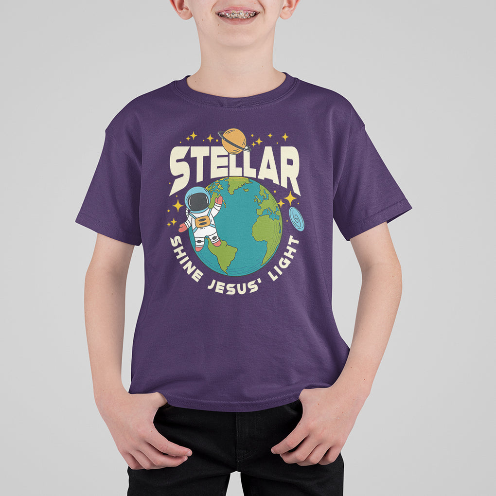 VBS Stellar T Shirt For Kid Shine Jesus Light VBS Vacation Bible School Space Christian TS02 Printyourwear