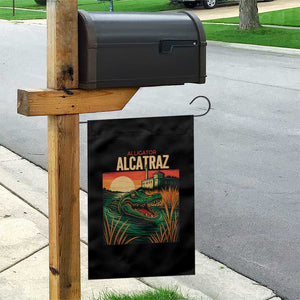 Alligator Alcatraz Garden Flag Retro Florida Swamp Political Prison TS02 Print Your Wear