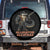Alligator Alcatraz Gunslinger Spare Tire Cover Swamp Outlaw Satire Patriotic Rebel TS02 No hole Black Print Your Wear