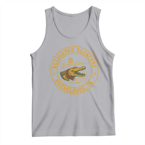 Alligator Alcatraz Everglades FL Tank Top Vintage Political Satire Swamp Prison Humor TS02 Athletic Heather Print Your Wear