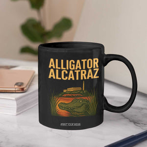 Alligator Alcatraz Florida Coffee Mug Political Swamp Prison Dark Humor TS02 Print Your Wear