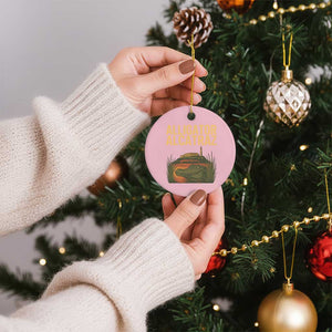 Alligator Alcatraz Florida Ceramic Ornament Political Swamp Prison Dark Humor TS02 1pc Light Pink Print Your Wear