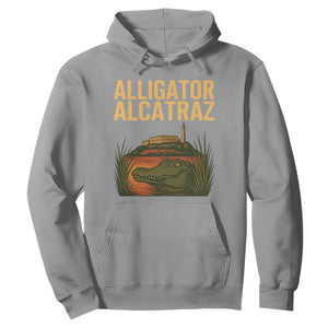 Alligator Alcatraz Florida Hoodie Political Swamp Prison Dark Humor TS02 Sport Gray Print Your Wear