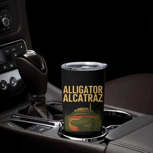 Alligator Alcatraz Florida Tumbler Cup Political Swamp Prison Dark Humor TS02 Print Your Wear