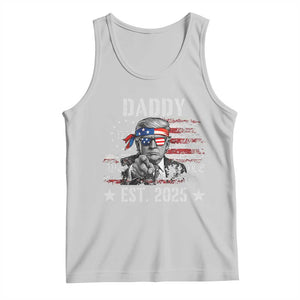 Patriotic Daddy Est 2025 Tank Top Funny Trump 1776 We The People American Flag TS02 Ash Print Your Wear