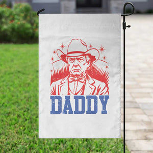 Cowboy Trump Daddy Garden Flag Western Politica Patriotic Americans TS02 Print Your Wear