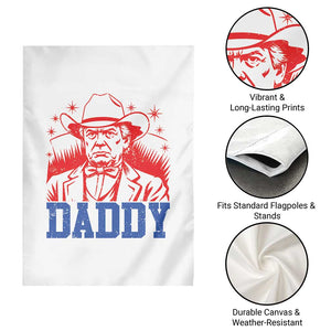 Cowboy Trump Daddy Garden Flag Western Politica Patriotic Americans TS02 Print Your Wear