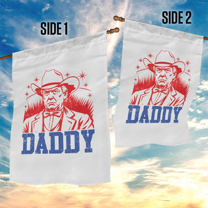 Cowboy Trump Daddy Garden Flag Western Politica Patriotic Americans TS02 Print Your Wear
