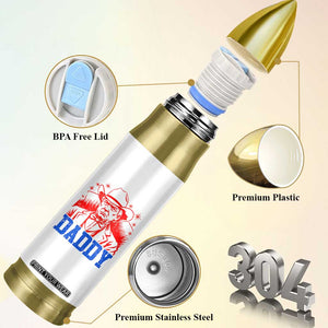 Cowboy Trump Daddy Bullet Tumbler Western Politica Patriotic Americans TS02 Print Your Wear