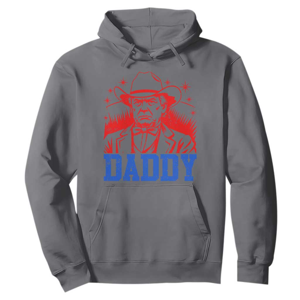 Cowboy Trump Daddy Hoodie Western Politica Patriotic Americans TS02 Charcoal Print Your Wear