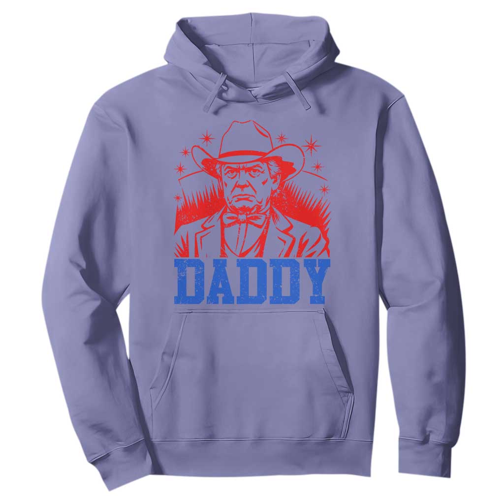 Cowboy Trump Daddy Hoodie Western Politica Patriotic Americans TS02 Violet Print Your Wear