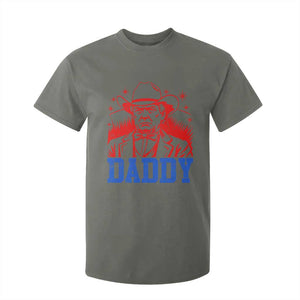 Cowboy Trump Daddy T Shirt For Kid Western Politica Patriotic Americans TS02 Military Green Print Your Wear