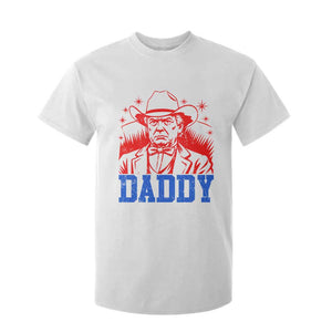 Cowboy Trump Daddy T Shirt For Kid Western Politica Patriotic Americans TS02 White Print Your Wear