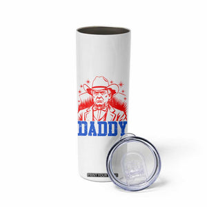 Cowboy Trump Daddy Skinny Tumbler Western Politica Patriotic Americans TS02 Print Your Wear