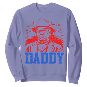Cowboy Trump Daddy Sweatshirt Western Politica Patriotic Americans TS02 Violet Print Your Wear