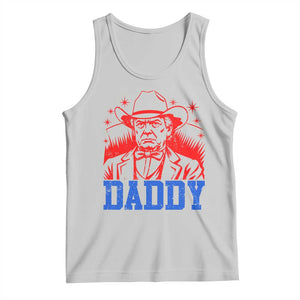 Cowboy Trump Daddy Tank Top Western Politica Patriotic Americans TS02 Ash Print Your Wear
